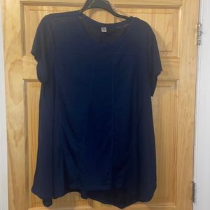 Navy blue size 3X HYBRID top